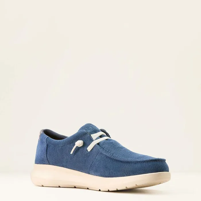 Men Shoes and Sneakers Ariat Hilo Shoe Navy Corduroy