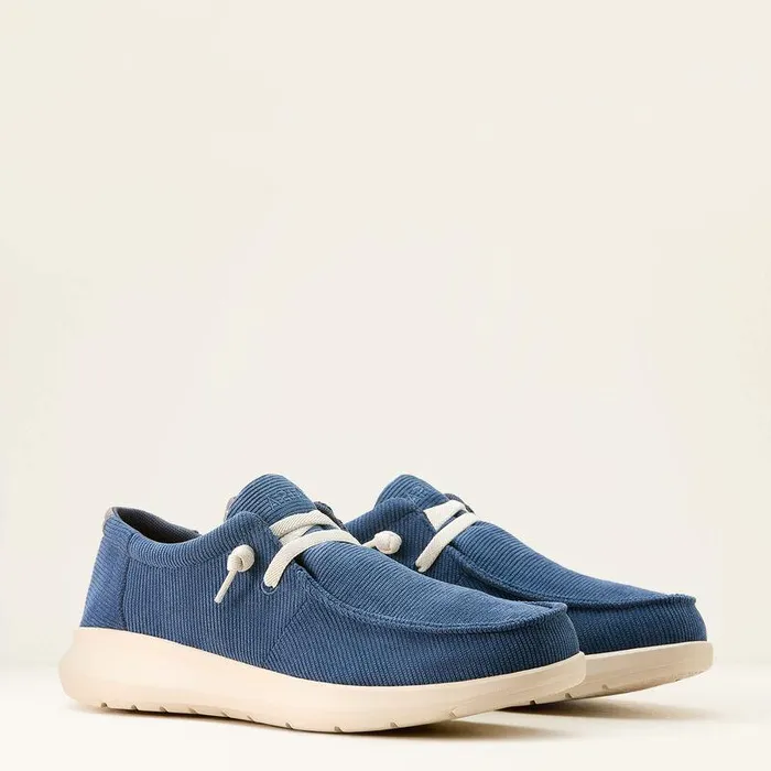 Men Shoes and Sneakers Ariat Hilo Shoe Navy Corduroy