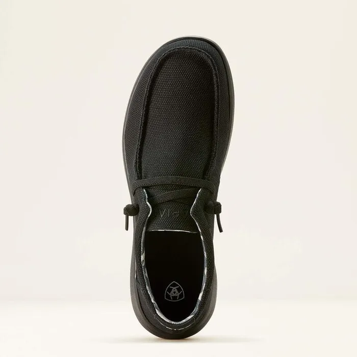 Men Shoes and Sneakers Ariat Hilo Shoe Solid Black