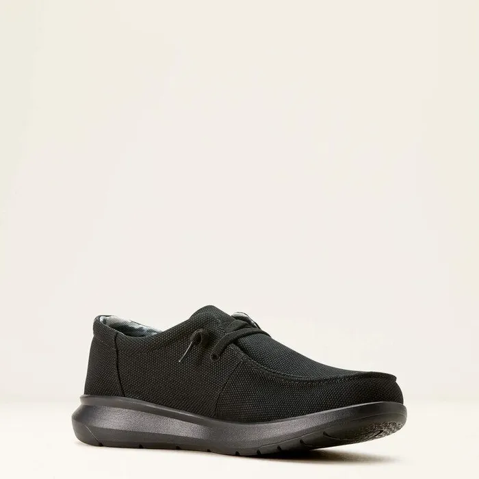Men Shoes and Sneakers Ariat Hilo Shoe Solid Black