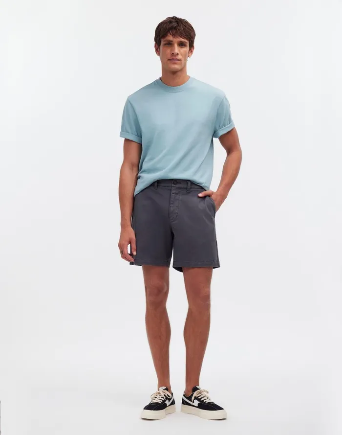 Men Shorts Madewell 7034 Chino Shorts Thunder Cloud