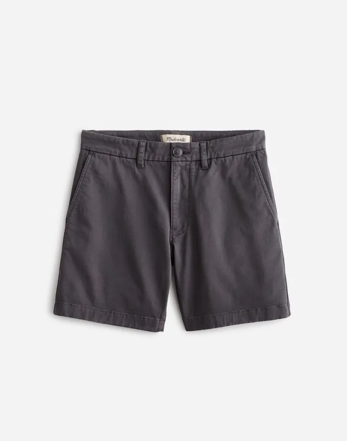 Men Shorts Madewell 7034 Chino Shorts Thunder Cloud