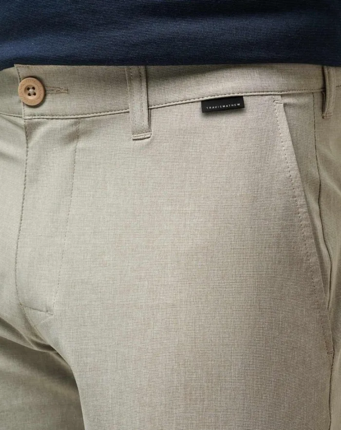 Men Shorts TravisMathew BECK SHORT 95IN Khaki