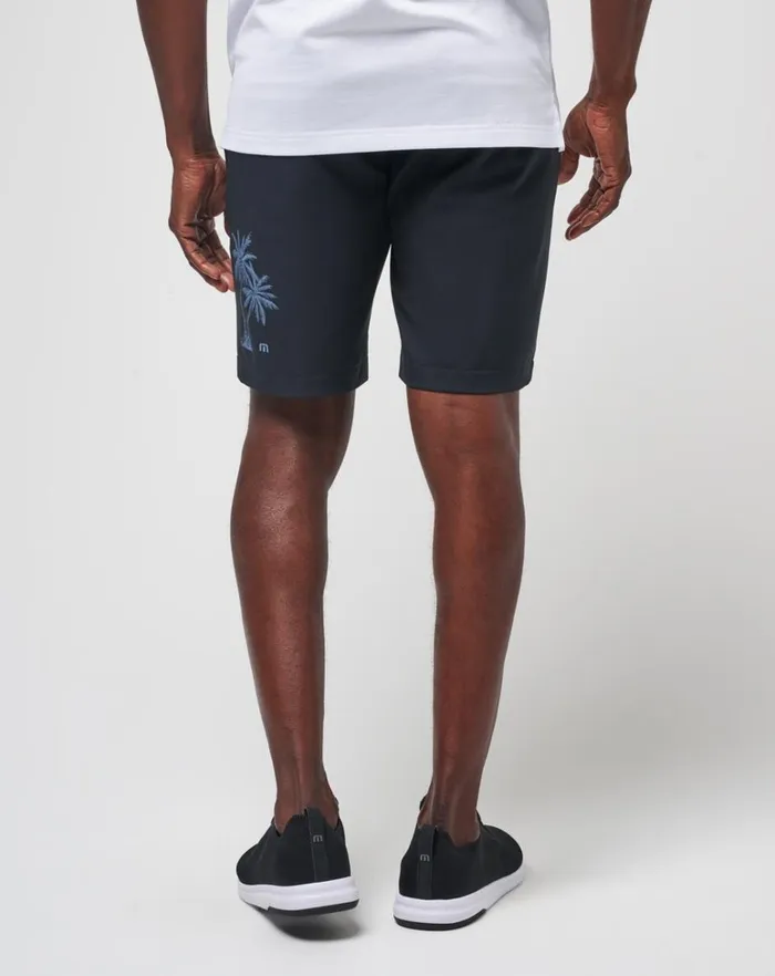 Men Shorts TravisMathew IN THE BONEYARD SHORT 9IN Black
