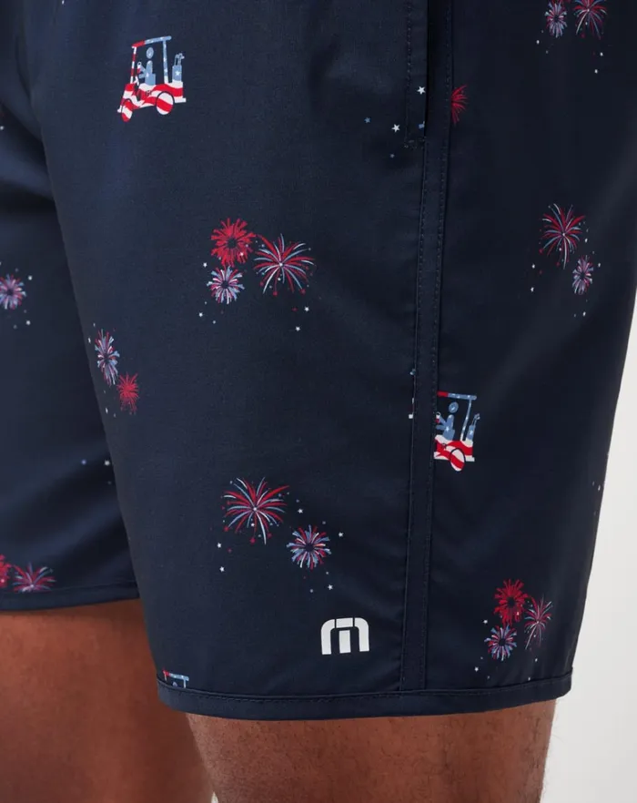 Men Shorts TravisMathew POOLSIDE PATRIOT BOARDSHORT Total Eclipse Men Shorts TravisMathew POOLSIDE PATRIOT BOARDSHORT Total Eclipse