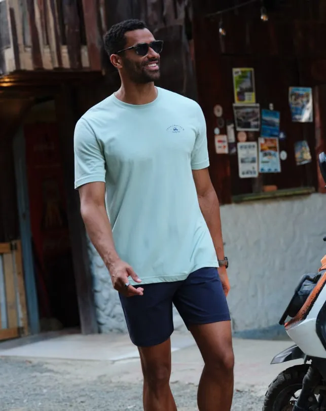 Men Shorts TravisMathew STRETCH COMFORT SHORT 75IN Total Eclipse Men Shorts TravisMathew STRETCH COMFORT SHORT 75IN Total Eclipse
