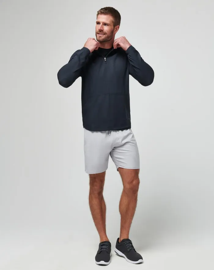 Men Shorts TravisMathew WANDERLUST EWAIST SHORT 75IN Micro Chip Men Shorts TravisMathew WANDERLUST EWAIST SHORT 75IN Micro Chip