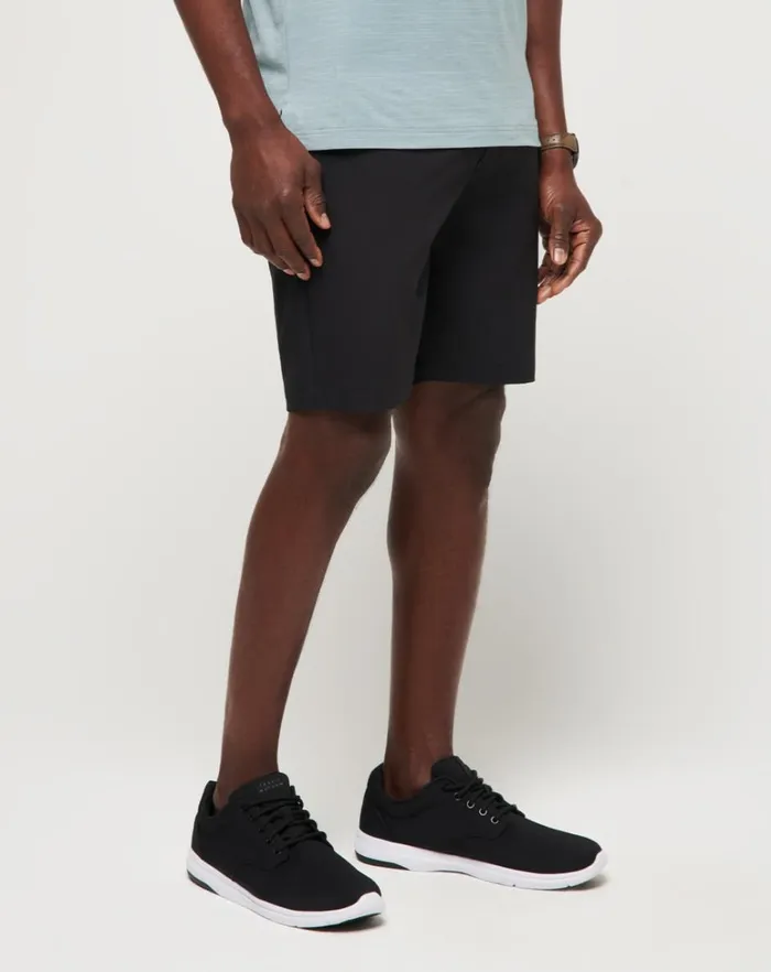 Men Shorts TravisMathew WANDERLUST SHORT 9IN Black Men Shorts TravisMathew WANDERLUST SHORT 9IN Black