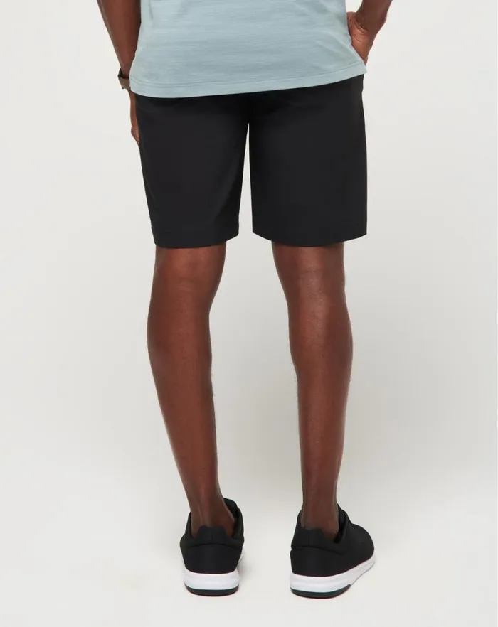 Men Shorts TravisMathew WANDERLUST SHORT 9IN Black Men Shorts TravisMathew WANDERLUST SHORT 9IN Black