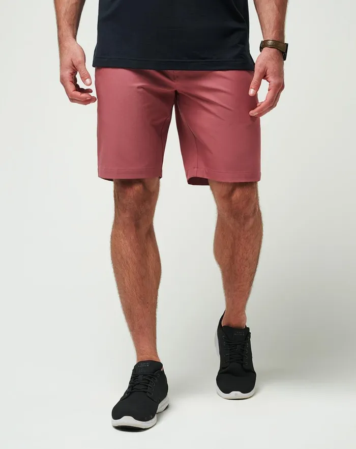 Men Shorts TravisMathew WANDERLUST SHORT 9IN Roan Rouge