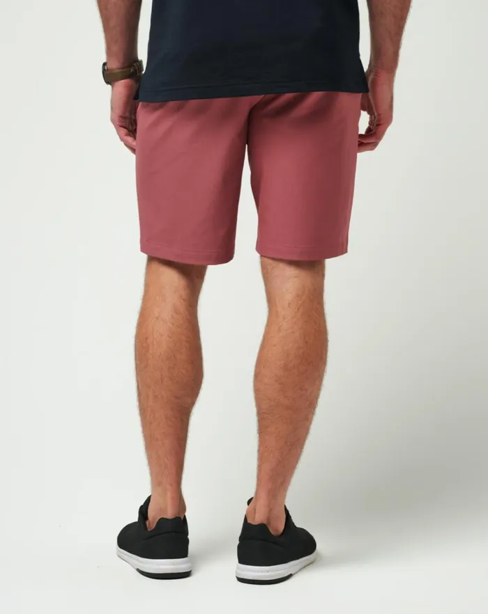 Men Shorts TravisMathew WANDERLUST SHORT 9IN Roan Rouge Men Shorts TravisMathew WANDERLUST SHORT 9IN Roan Rouge