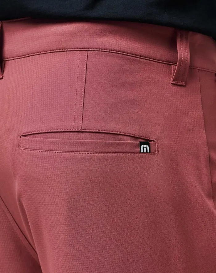 Men Shorts TravisMathew WANDERLUST SHORT 9IN Roan Rouge Men Shorts TravisMathew WANDERLUST SHORT 9IN Roan Rouge