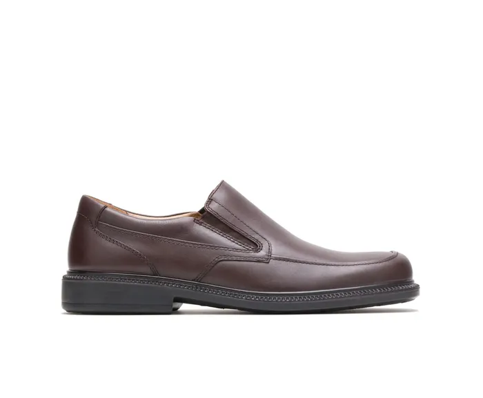 Men SlipOns Hush Puppies Leverage Brown