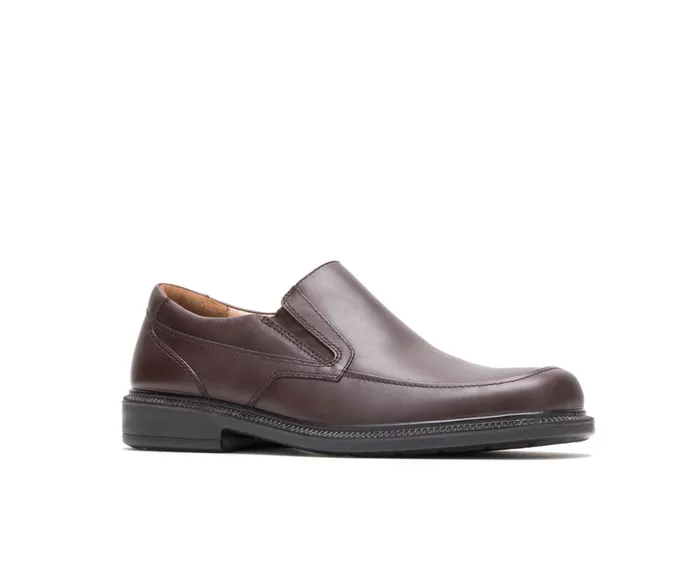 Men SlipOns Hush Puppies Leverage Brown