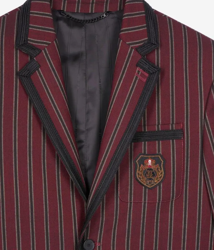 Men Striped Woolblend Jacket THE KOOPLES Blazers and Suits