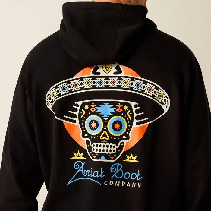 Men Sweatshirts and Hoodies Ariat Sugar Skull Hoodie Black Men Sweatshirts and Hoodies Ariat Sugar Skull Hoodie Black