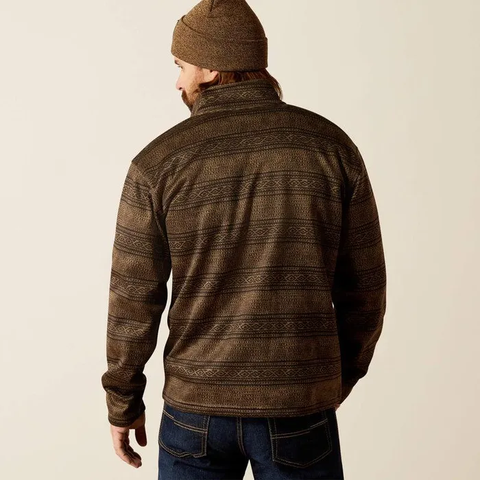 Men Sweatshirts and Hoodies Ariat Wesley Sweater Brown Southwest Serape Men Sweatshirts and Hoodies Ariat Wesley Sweater Brown Southwest Serape