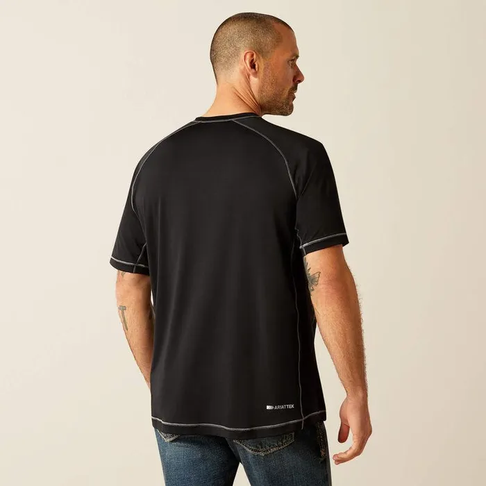 Men TShirts and Polos Ariat 360 Airflow TShirt Black Men TShirts and Polos Ariat 360 Airflow TShirt Black
