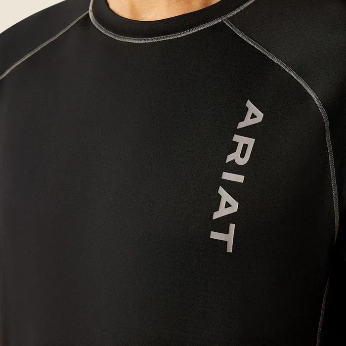 Men TShirts and Polos Ariat 360 Airflow TShirt Black Men TShirts and Polos Ariat 360 Airflow TShirt Black