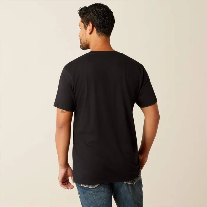 Men TShirts and Polos Ariat Ariat SW Mexico TShirt Black Men TShirts and Polos Ariat Ariat SW Mexico TShirt Black