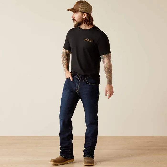 Men TShirts and Polos Ariat Ariat Western Wear TShirt Black Men TShirts and Polos Ariat Ariat Western Wear TShirt Black