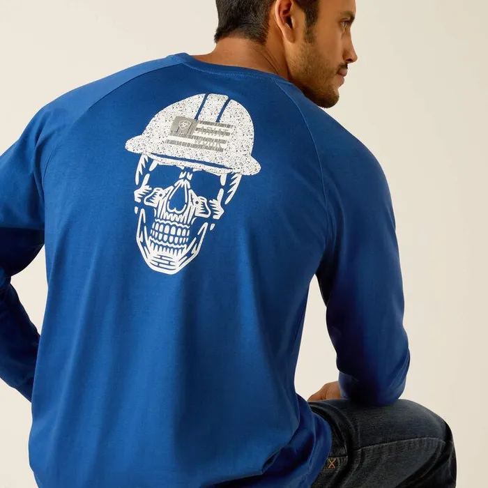 Men TShirts and Polos Ariat Rebar Cotton Strong Roughneck TShirt Glacier Blue Men TShirts and Polos Ariat Rebar Cotton Strong Roughneck TShirt Glacier Blue