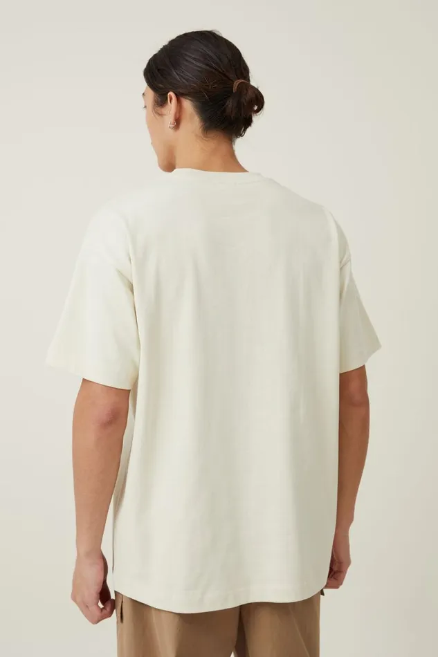 Men Tees and Tanks Cotton On Box Fit Pocket TShirt Ecrucivic Outerwear
