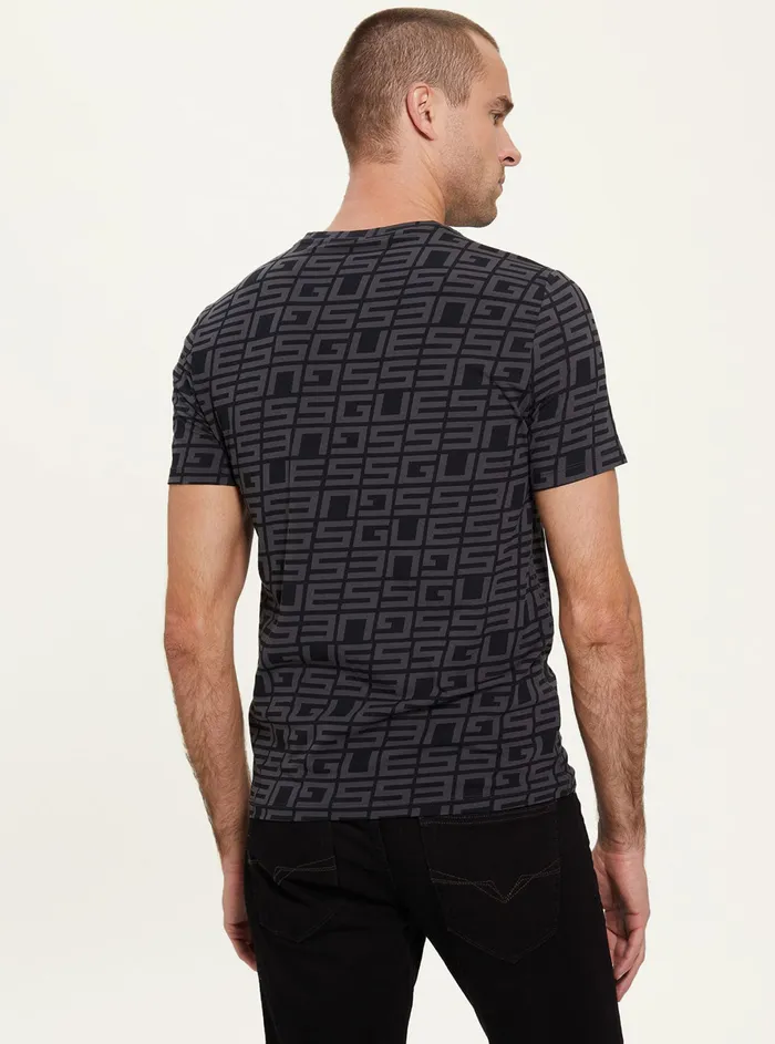 Men Tees and Tanks GUESS Eco Black Yarb Logo Tshirt Men Tees and Tanks GUESS Eco Black Yarb Logo Tshirt