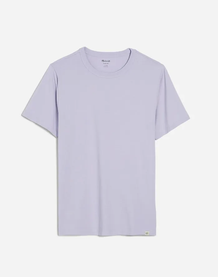 Men Tees Madewell GarmentDyed Allday Crewneck Tee Dusty Lavender