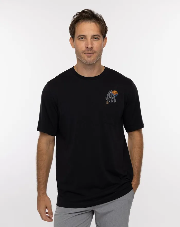 Men Tees TravisMathew BISBEE TEE Black