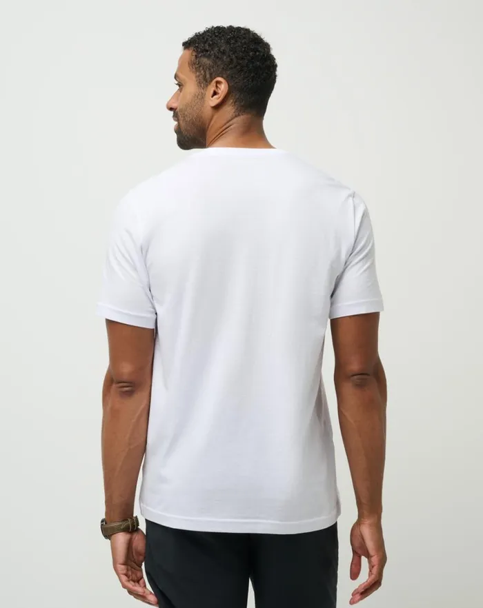 Men Tees TravisMathew CATCH AND RELEASE TEE White