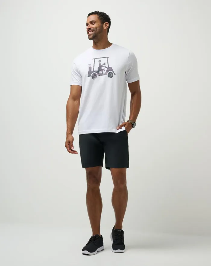 Men Tees TravisMathew CATCH AND RELEASE TEE White