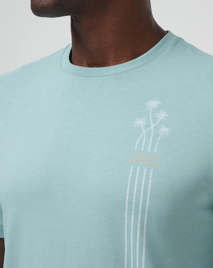 Men Tees TravisMathew PACIFIC VIBE TEE Cameo Men Tees TravisMathew PACIFIC VIBE TEE Cameo