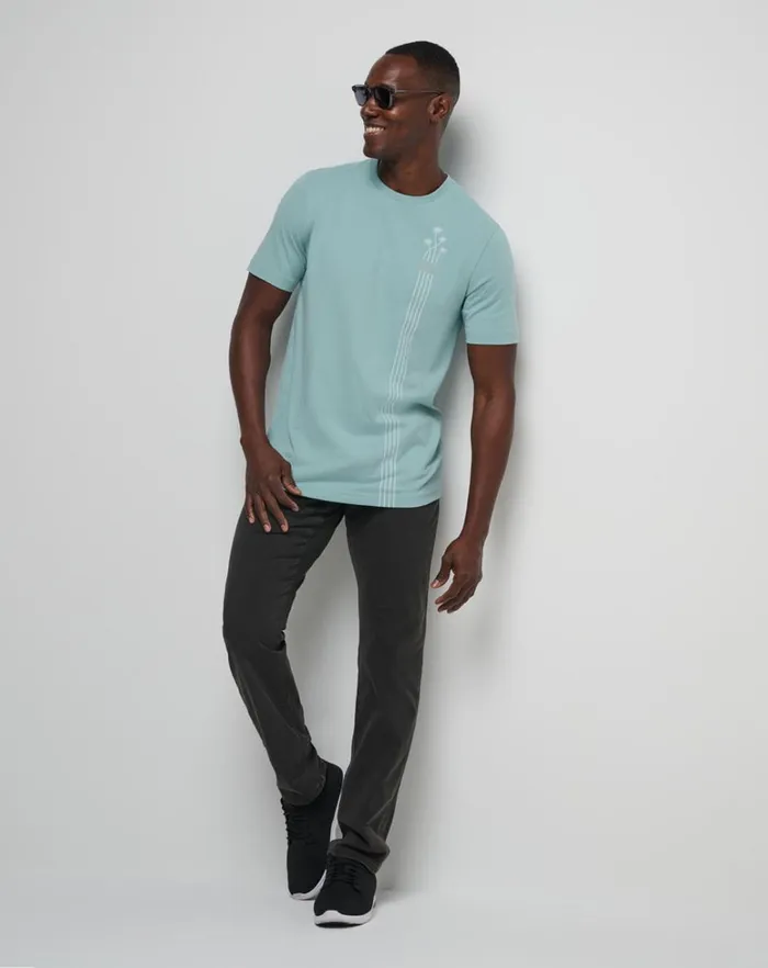 Men Tees TravisMathew PACIFIC VIBE TEE Cameo Men Tees TravisMathew PACIFIC VIBE TEE Cameo