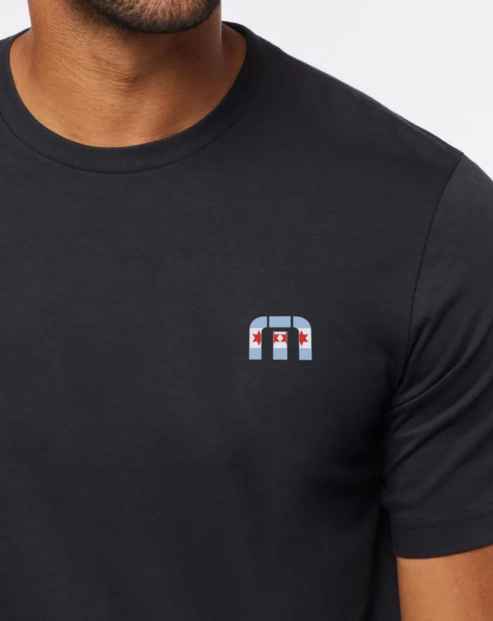 Men Tees TravisMathew WIN AT WRIGLEY 20 TEE Black