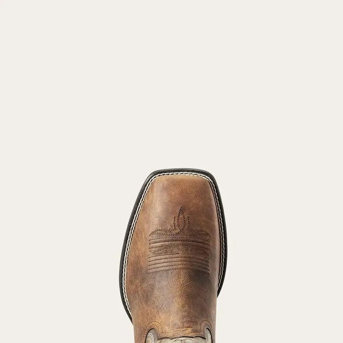 Men Western Boots Ariat Amos Cowboy Boot Sorrel Cruncharmy Green