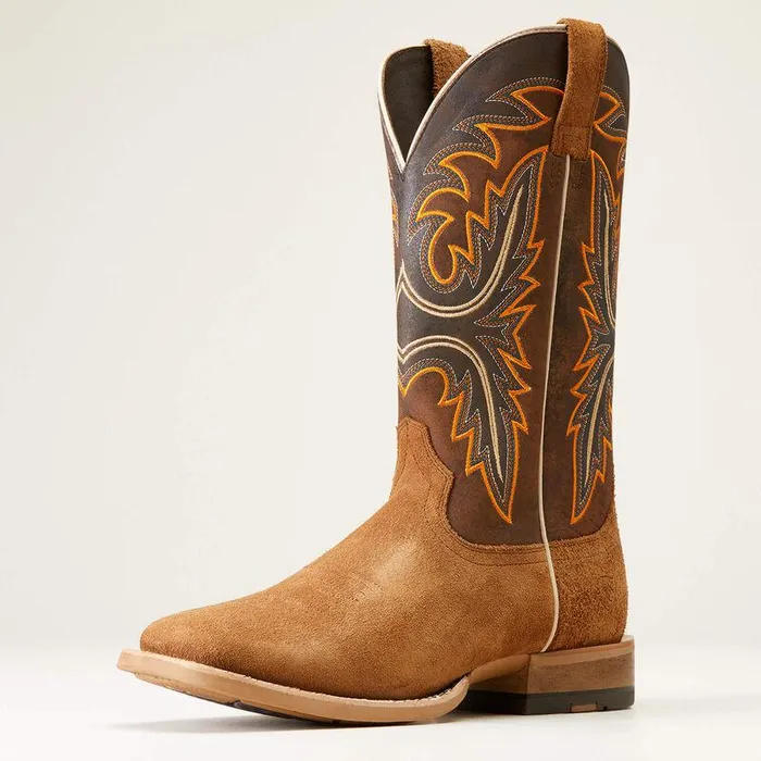 Men Western Boots Ariat Brushrider Western Boot Suntan Roughout