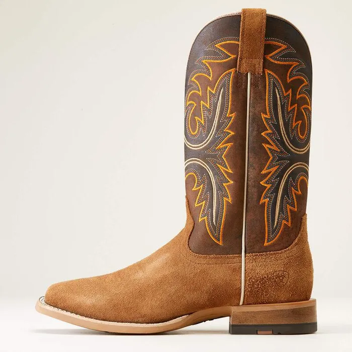 Men Western Boots Ariat Brushrider Western Boot Suntan Roughout