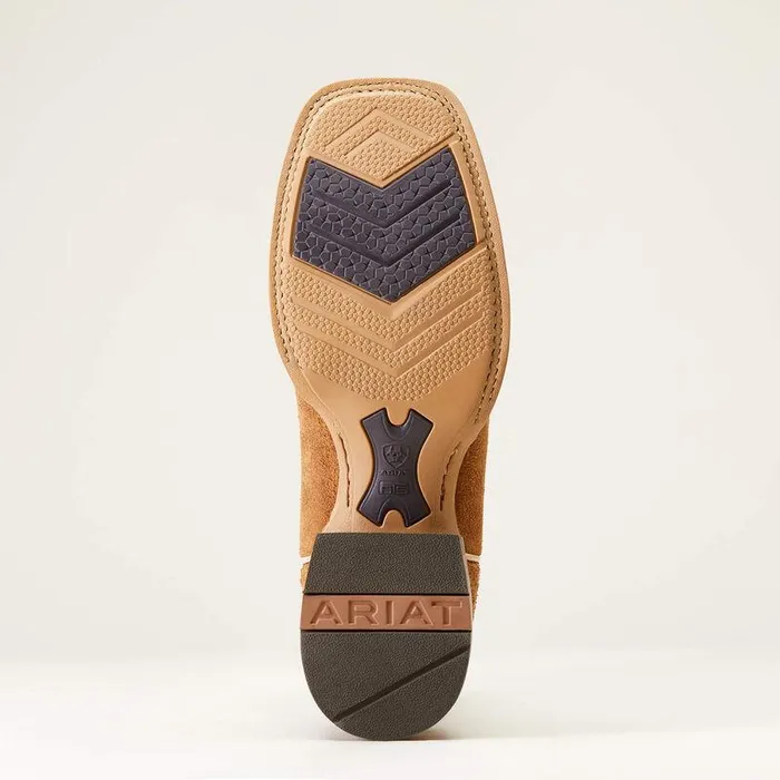 Men Western Boots Ariat Brushrider Western Boot Suntan Roughout