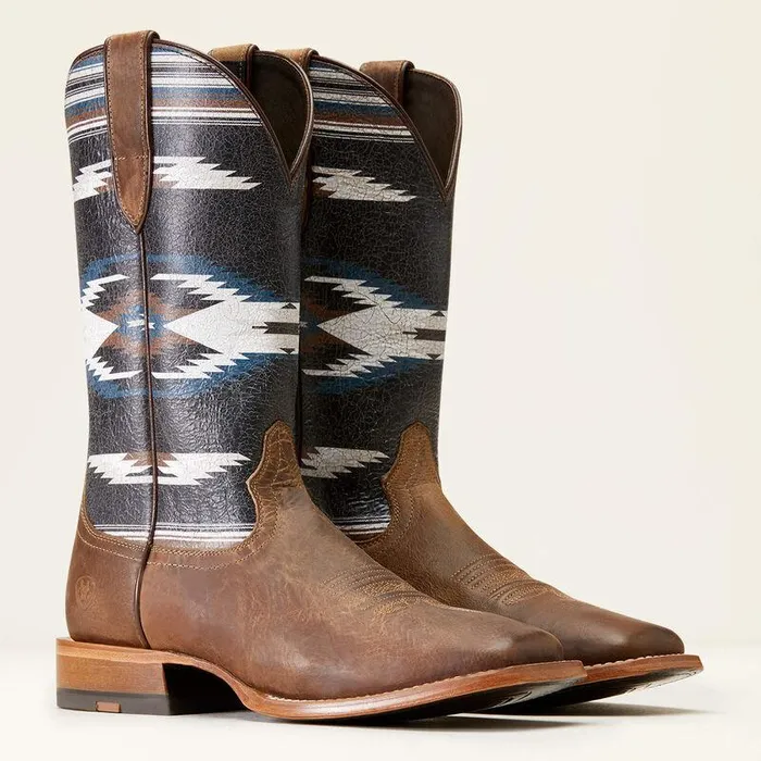 Men Western Boots Ariat Frontier Chimayo Western Boot Natural Crunch Men Western Boots Ariat Frontier Chimayo Western Boot Natural Crunch