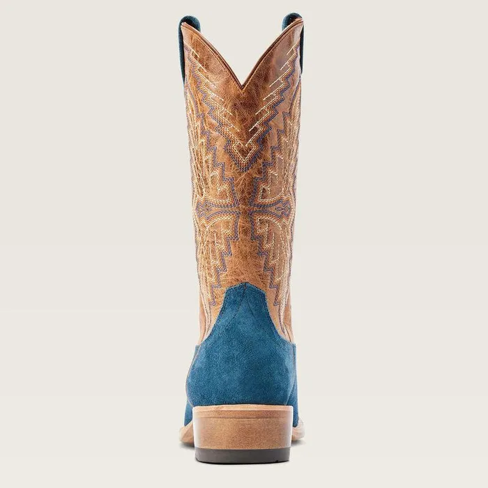 Men Western Boots Ariat Futurity Showman Cowboy Boot Stone Blue Roughout Men Western Boots Ariat Futurity Showman Cowboy Boot Stone Blue Roughout