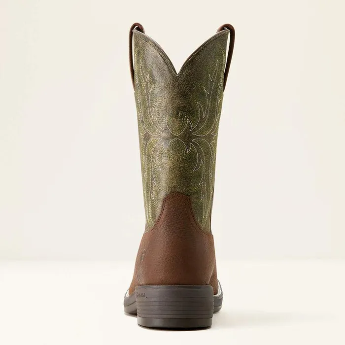 Men Western Boots Ariat Ridgeback Round Toe Cowboy Boot Toffee Brownmoss Green Men Western Boots Ariat Ridgeback Round Toe Cowboy Boot Toffee Brownmoss Green