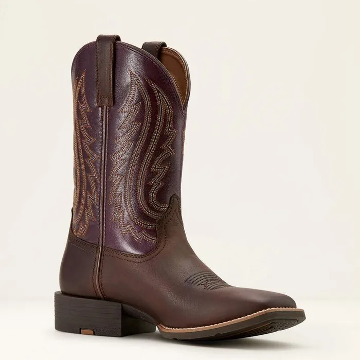 Men Western Boots Ariat Sport Big Country Cowboy Boot Barley Brownperfect Purple