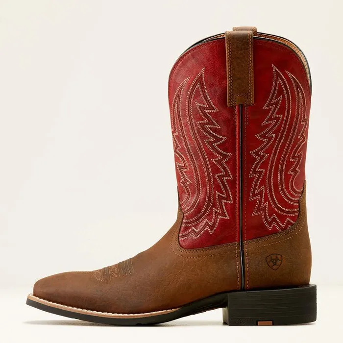 Men Western Boots Ariat Sport Big Country Cowboy Boot Willow Branchbright Red