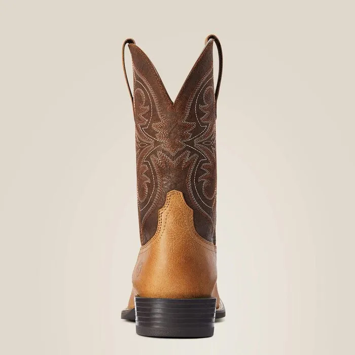 Men Western Boots Ariat Sport Pardner Western Boot Matte Tan Buck Men Western Boots Ariat Sport Pardner Western Boot Matte Tan Buck