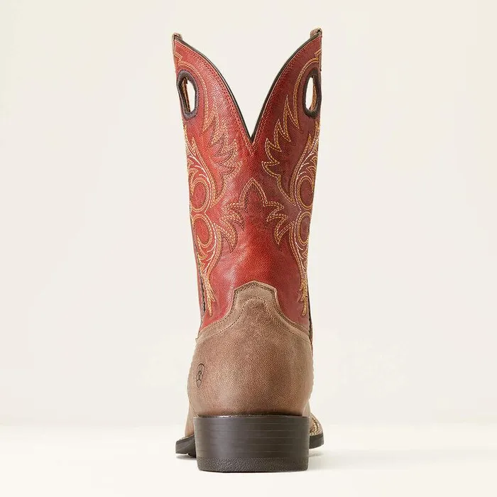 Men Western Boots Ariat Sport Rodeo Cowboy Boot Crazy Crunch Tan Men Western Boots Ariat Sport Rodeo Cowboy Boot Crazy Crunch Tan