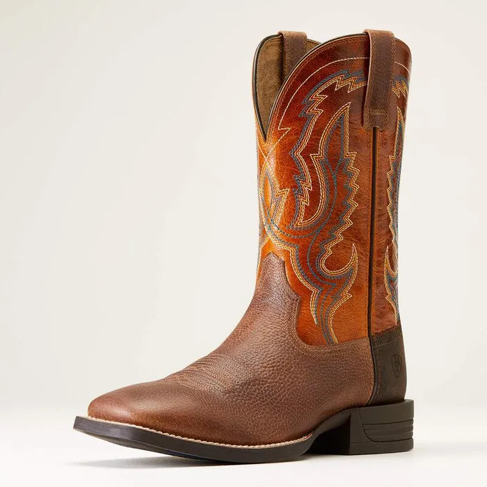 Men Western Boots Ariat Steadfast Western Boot Western Brown