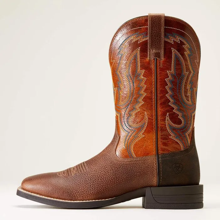 Men Western Boots Ariat Steadfast Western Boot Western Brown