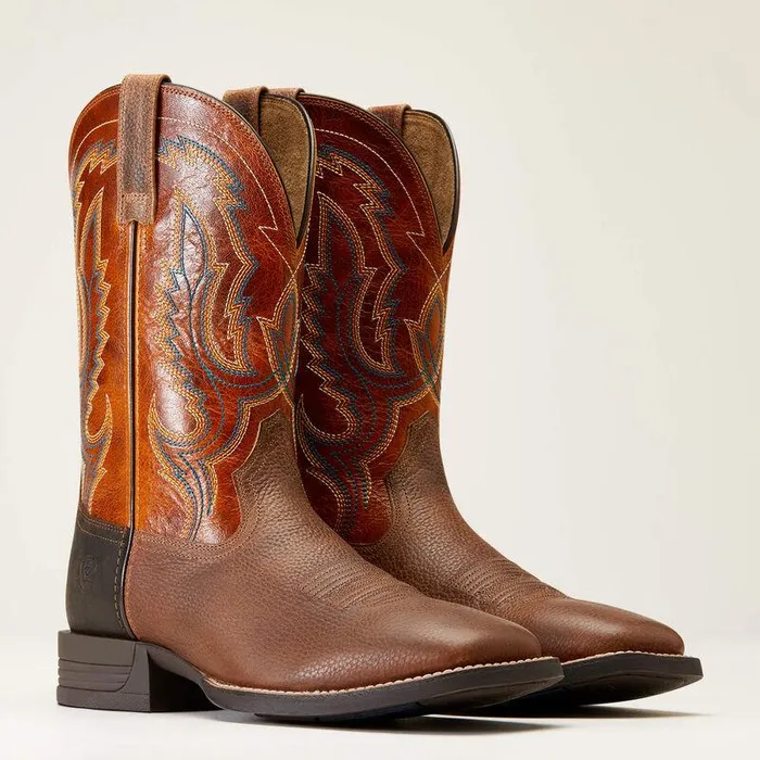 Men Western Boots Ariat Steadfast Western Boot Western Brown