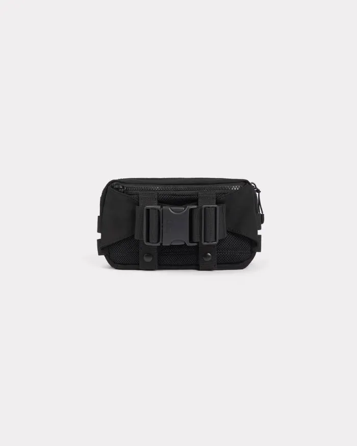 MenWomen 039KENZO Jungle039 Belt Bag Black Kenzo Bags